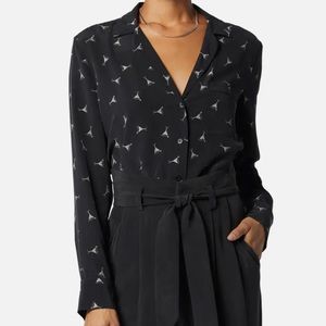 Equipment Keira Blouse Size small